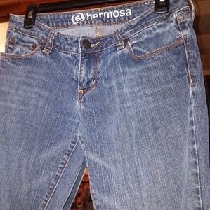 B Hermosa super skinny Southern short denim jeans